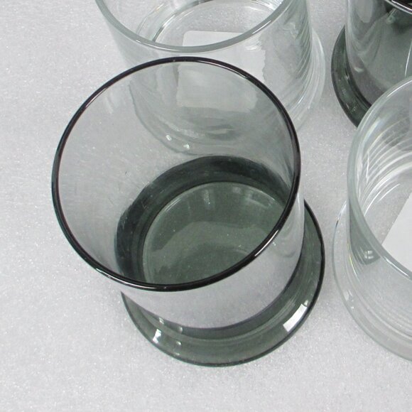 BUNDLE OF 4 HEAVY GLASS CANDLE HOLDERS - Picture 8 of 11